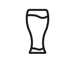 a glass of beer illustration