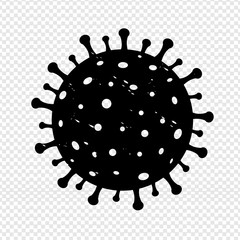 Coronavirus Symbol With Transparent Background