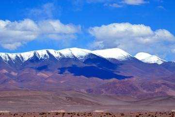 Cachi mountain range, with the famous snowy