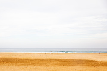Solitary beaches of the north of morroco
