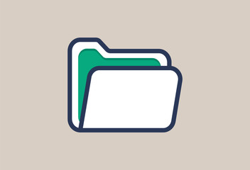 Folder Icon, for the web
