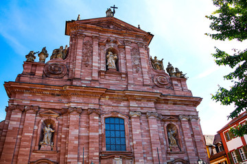 Fototapeta na wymiar Heidelberg church 