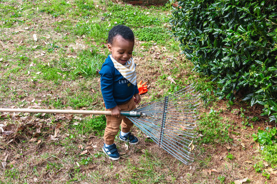 Diverse family doing home improvements during covid-19 quarantine