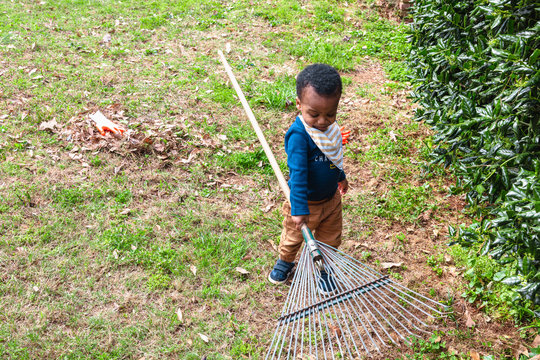 Diverse family doing home improvements during covid-19 quarantine
