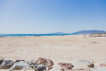 Sea Coast of Tarifa in the south of Europe