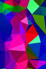 Purple vivid polygonal abstract background