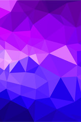 Purple vivid polygonal abstract background