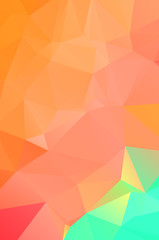 Orange vector abstract mosaic background
