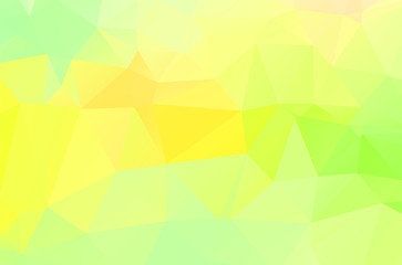 Yellow vivid polygonal vector background.  geometric vector illustration. creative design template