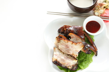 Korean food, Braised pig's feet for comfort food