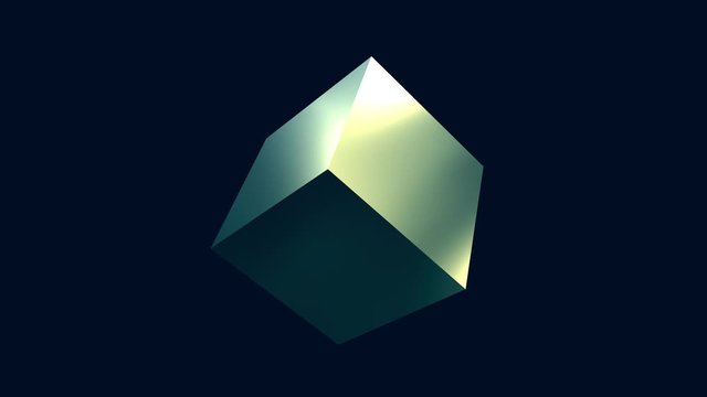 Polygonal cube rotation, digital technology and data program