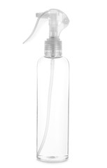Bottle of disinfectant on white background