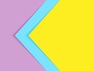 Abstract. Colorful pastels paper art style background. shadows. Vector.