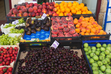 fruits at market