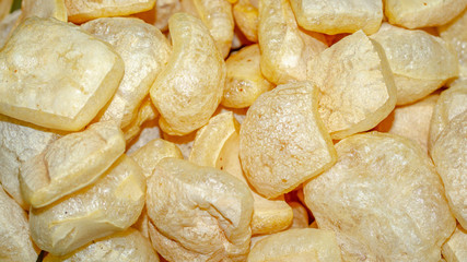 Rambak / Krecek / Jangek, traditional cracker from Indonesia made from cattle skin