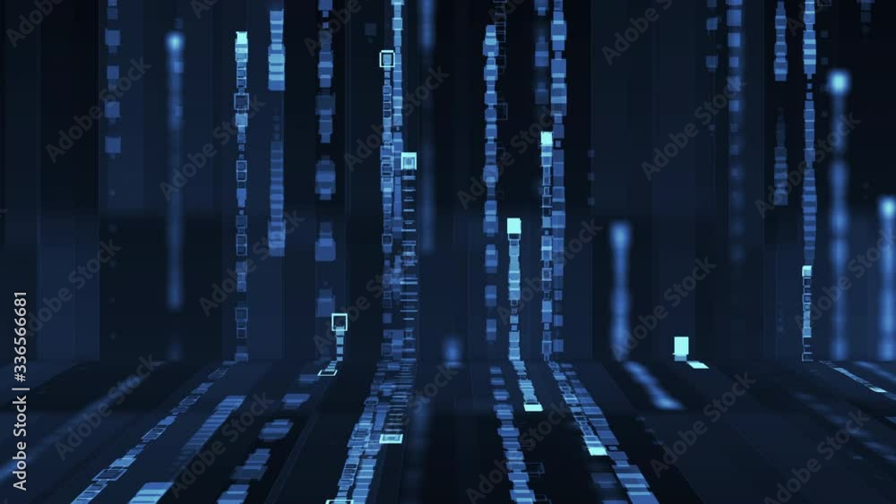 Poster high speed line abstract technology background digital fiber hi tech binary code virtual space stage show concept