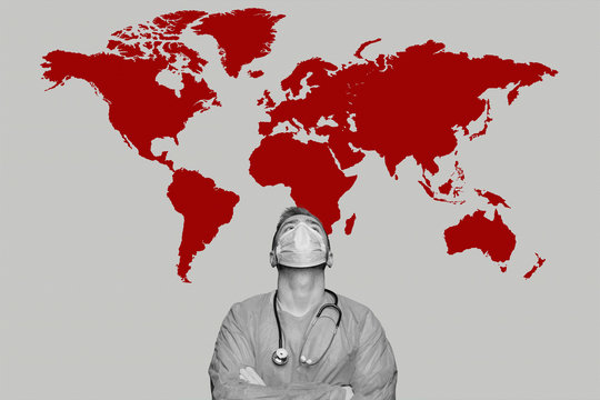 Medical hero fighting the Coronavirus