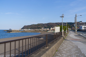 Obraz premium 静岡県伊東市のオレンジビーチ