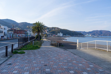 Obraz premium 静岡県伊東市のオレンジビーチ