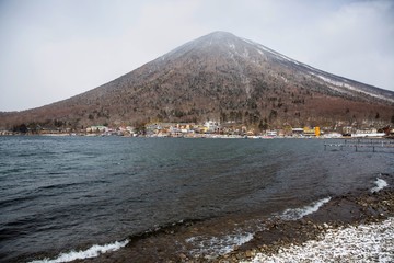 mount nantai japan.
lake chuzenji
