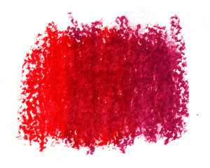 Chalk pastel texture with color transition. Abstract color grunge stain isolated on white background. Illustration for poster, card, banner, flyers, invitation, brochure, web banner and text design.