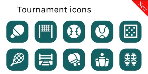 tournament icon set