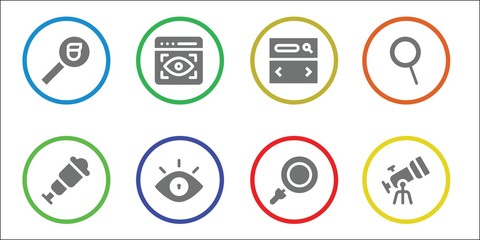 look icon set