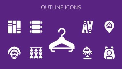 Modern Simple Set of outline Vector filled Icons