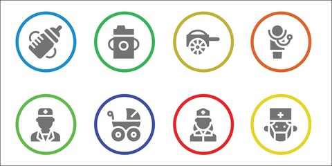 nursing icon set