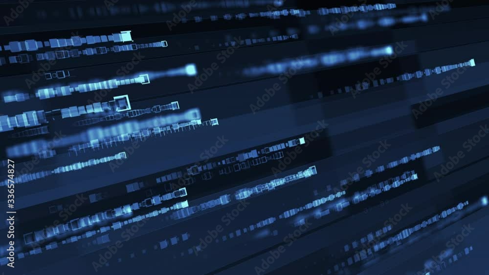 Leinwandbilder high speed line abstract technology background digital fiber hi tech binary code virtual space stage show concept