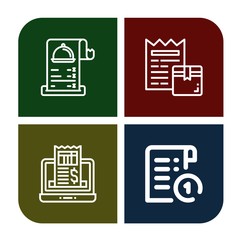 Set of expense icons