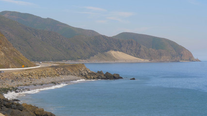 Obraz premium Pacific Coast at Malibu - aerial view