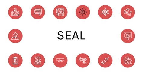 seal icon set