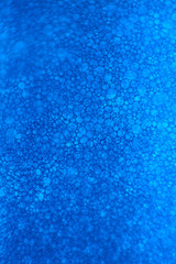 blue foam with bubbles, abstraction, background