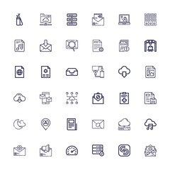 Editable 36 download icons for web and mobile