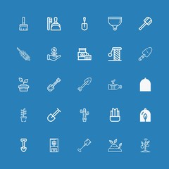 Editable 25 dirt icons for web and mobile