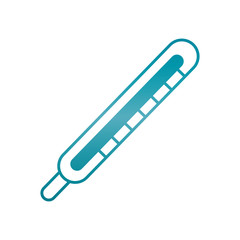 thermometer icon, gradient style