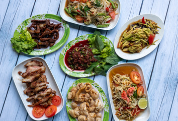 Thai Food Platter Mix 6