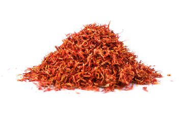 safflower isolated on white background