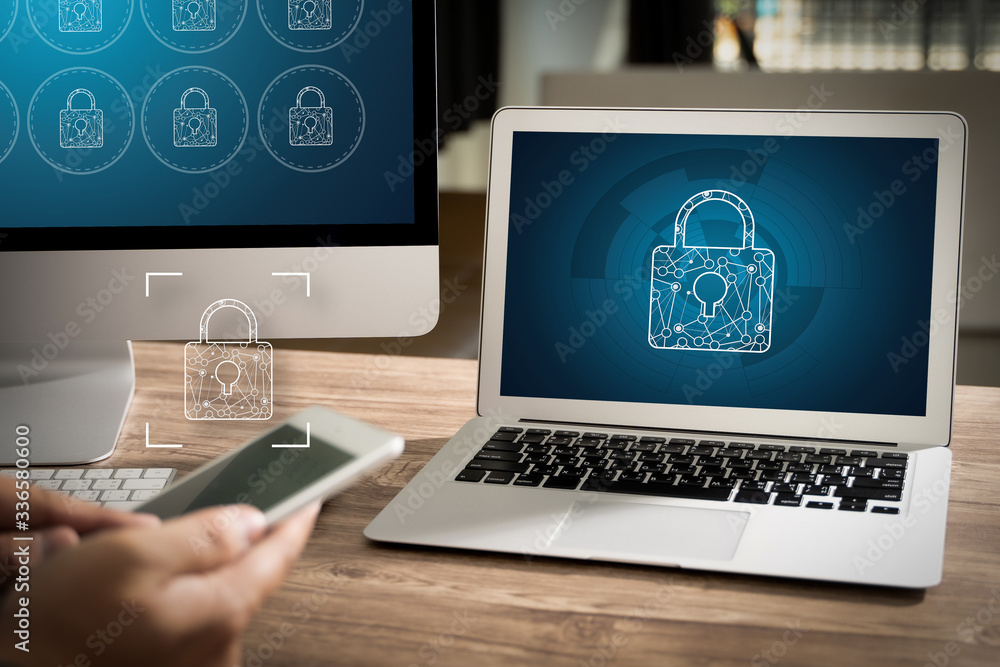 Poster man login password security login password security sign