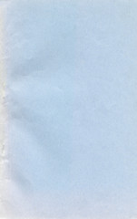 Old blue paper texture. Rough faded surface. Blank retro page. Empty place for text. Perfect for...