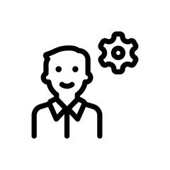 Businessman Line Icon