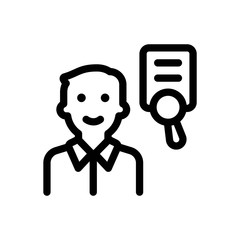 Recruitment Line Icon