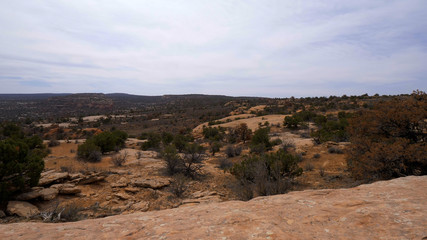 Beautiful valley at Arches National Park in Utah - travel photography