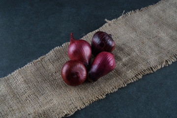 Fresh red onion