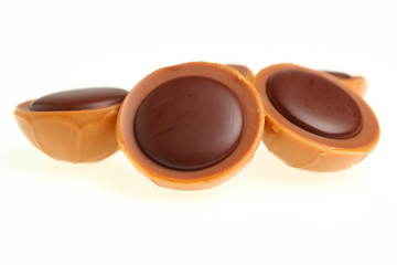 Caramel Candy with Hazelnut and Chocolate