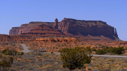 Fototapeta na wymiar Monument Valley in Utah Oljato - travel photography