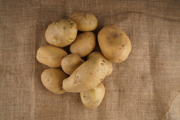 Potatoes stock photo