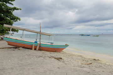 Obraz premium Panoramic view from bali beach