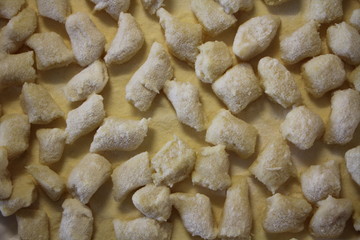 Gnocchi di patate fatti a mano.